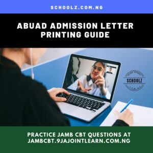 ABUAD Admission Letter Printing Guide