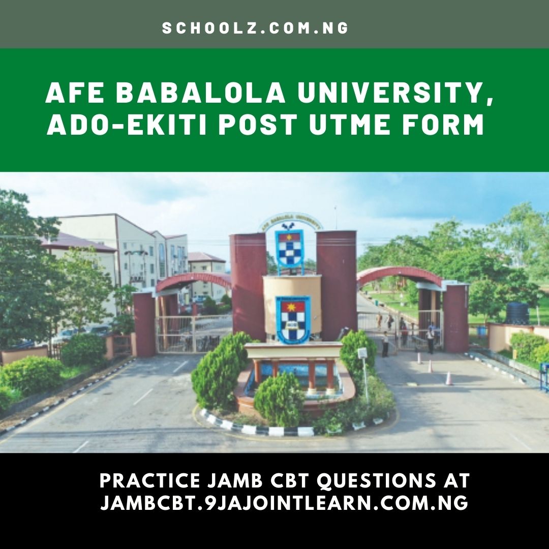 ABUAD Post Utme Form 2021/2022 Session