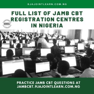 Jamb CBT Registration Centres In Nigeria