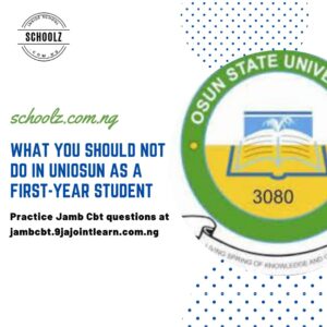 What You Should Not Do In UNIOSUN 